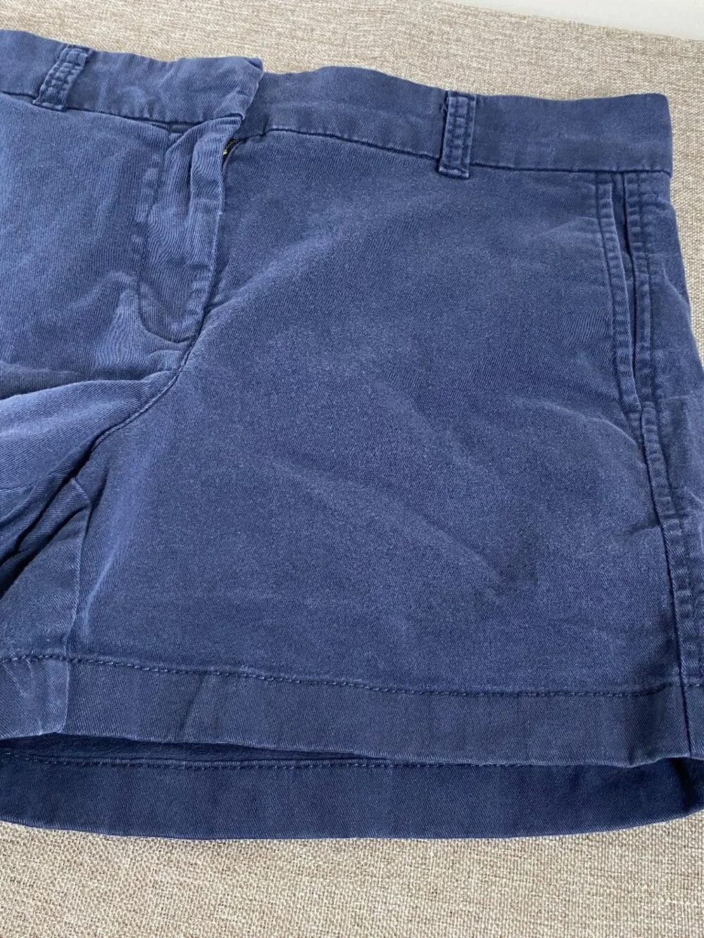 J. Crew Chino Shorts Women's 6 Mid Rise Blue Casual